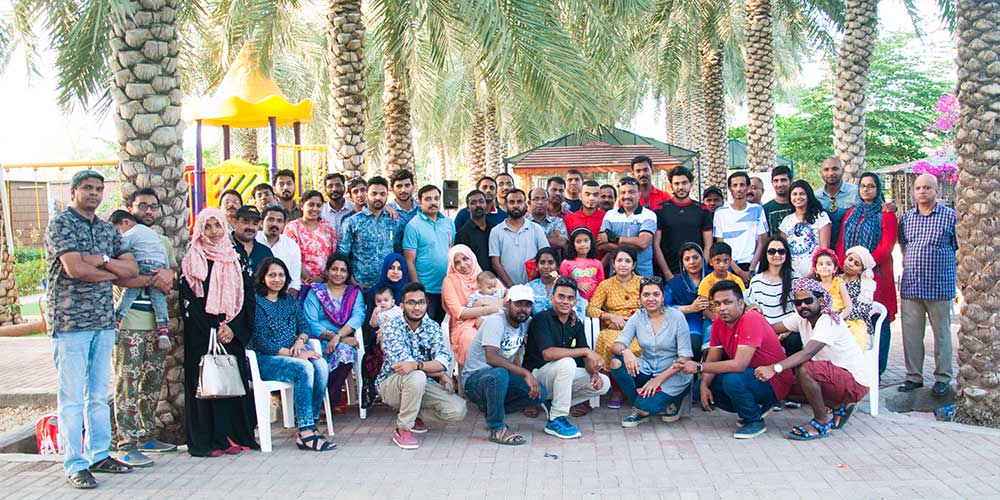 Team majan gathered together in Barka Farm