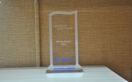 Top performer Award from Amadeus